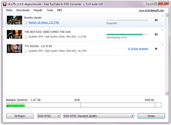 Free YouTube to DVD Converter