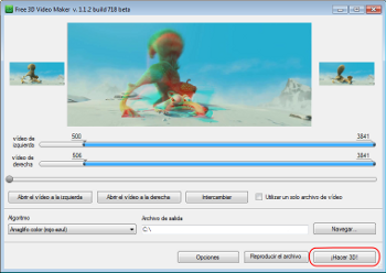 Free 3D Video Maker: hacer 3D 