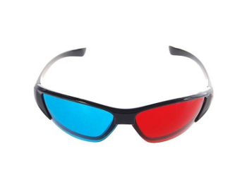 Free 3D Video Maker: pon las gafas anaglifo para para ver el vídeo