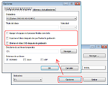 Free DVD Video Burner: Grabar vídeo DVD