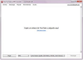 Free YouTube to MP3 Converter: iniciar el programa Free YouTube to MP3 Converter: iniciar el programa
