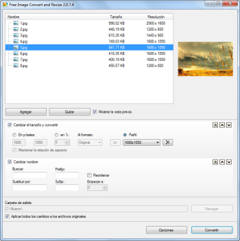Free Image Convert and Resize