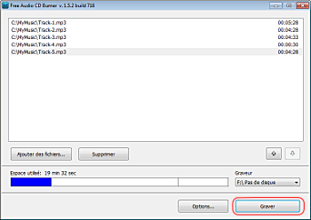 Free Audio CD Burner: gravez un CD