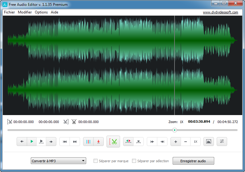 Free Audio Editor: Importer audio