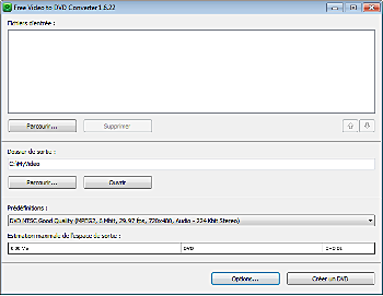 Free Video to DVD Converter: lancez le logiciel