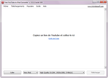 Free YouTube iPod Converter: lancez le logiciel