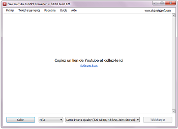 Free YouTube to MP3 Converter: lancez le logiciel