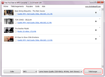 Free YouTube to MP3 Converter: téléchargez la vidéo et extrayez l'audio