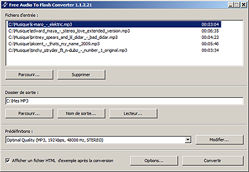 Free Audio to Flash Converter