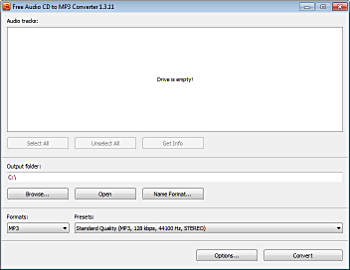 Free Audio CD To MP3 Converter