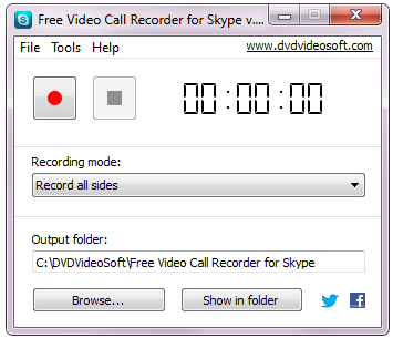 Windows 8 Free Video Call Recorder for Skype full