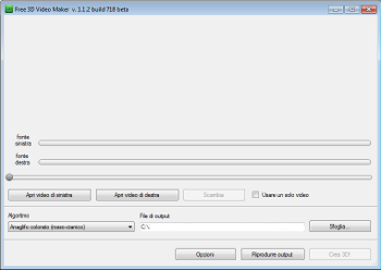 Free 3D Video Maker: avvia il programma