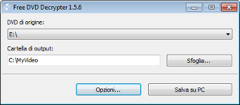Free DVD Decrypter: avvia il programma