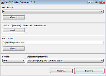 Free DVD Video Converter: converti DVD