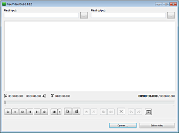 Free Video Dub: finestra principale