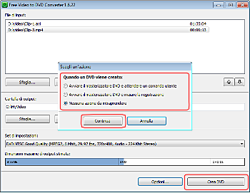 Free Video to DVD Converter: converti video in DVD