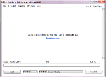 Free YouTube to DVD Converter: avvia il programma