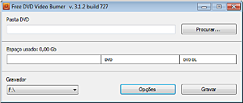 Free DVD Video Burner: iniciar o programa