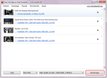 Free YouTube to iPhone Converter: descarregar e converter vídeos