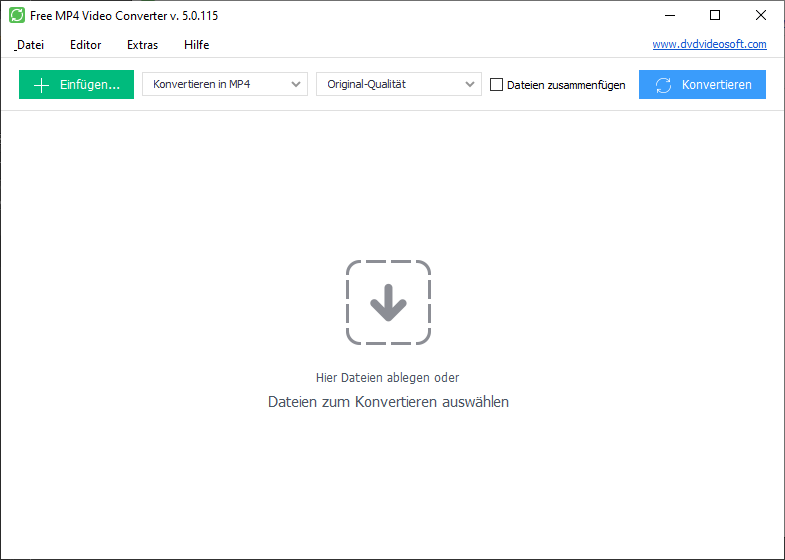 Free MP4 Video Converter: Programm starten