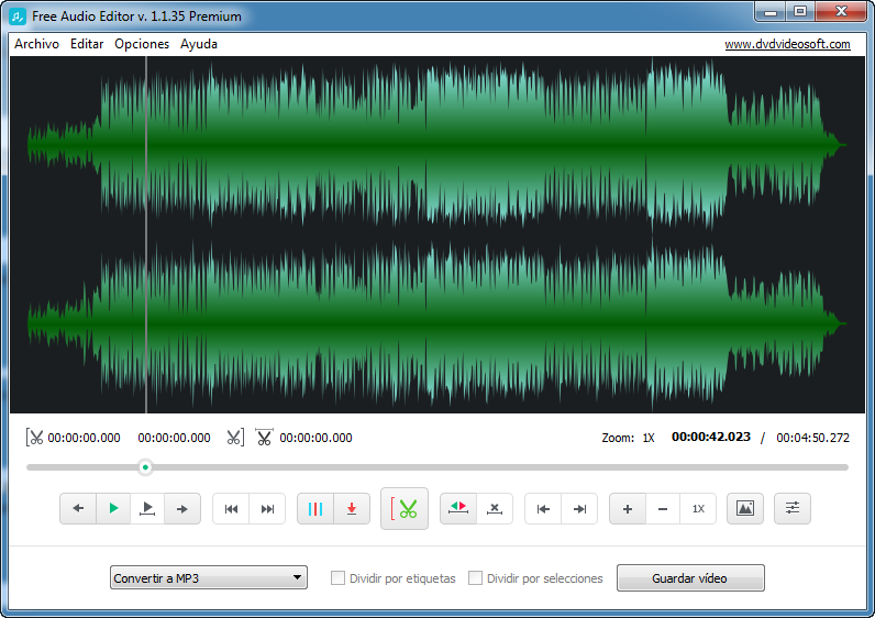 Free Audio Editor: Importa audio