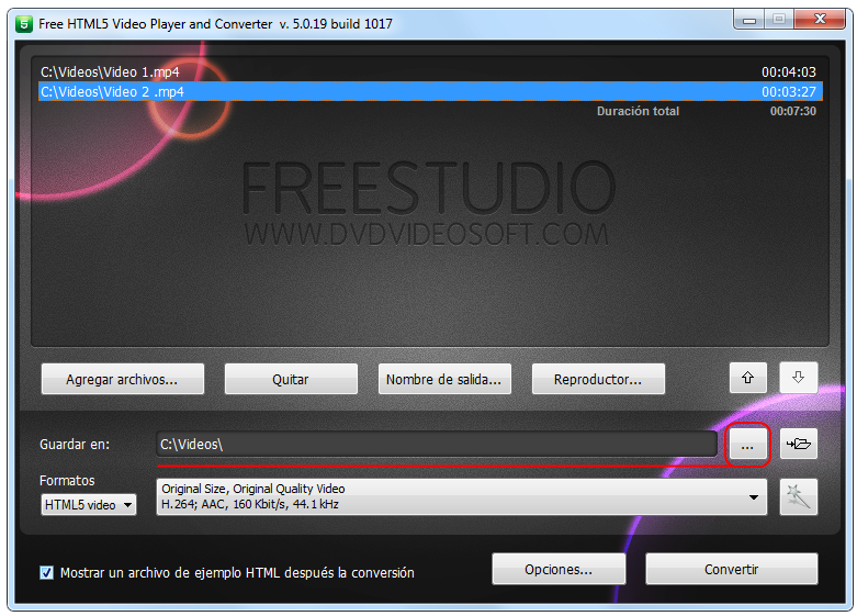 Reproductor De Video Html5 Gratis