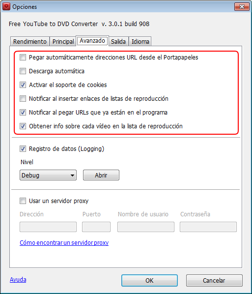 Free YouTube to DVD Converter como descargar vídeos y listas de