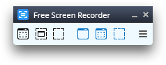 Free Screen Video Recorder: lancez le programme