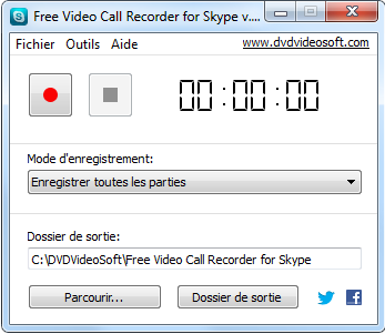 Free Video Call Recorder for Skype: lancez le logiciel