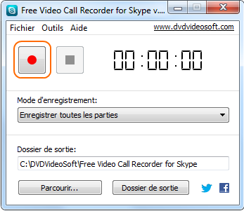 Free Video Call Recorder for Skype: enregistrez votre appel