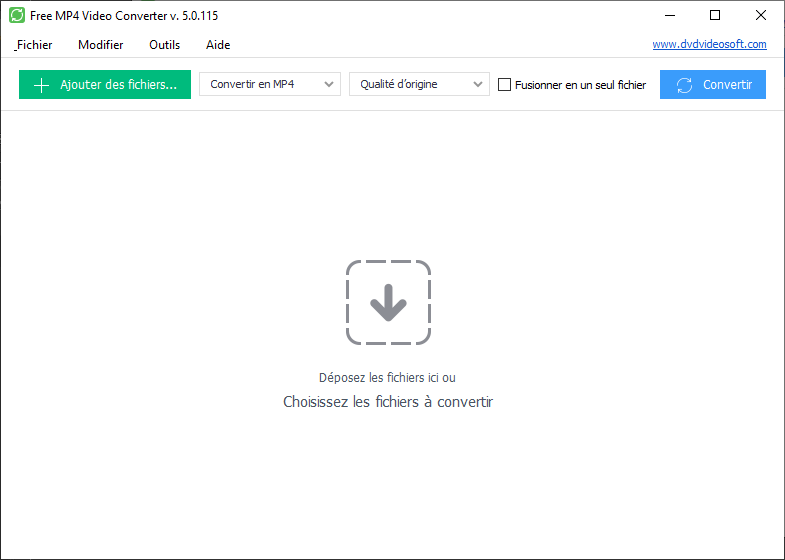 Free MP4 Video Converter: lancez le logiciel