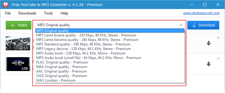 musica da youtube dvdvideosoft