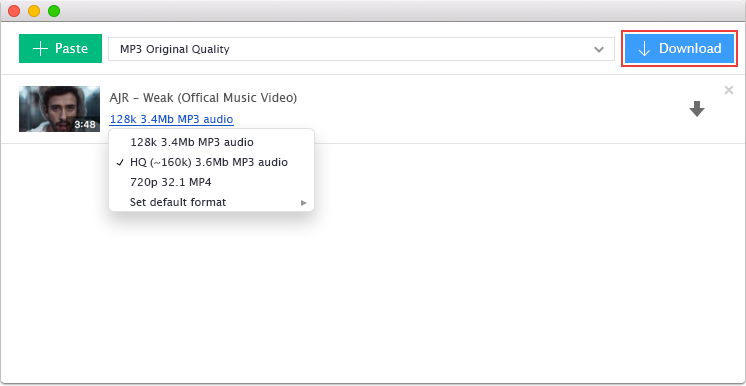Convertire da youtube a mp3