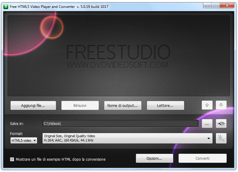 scaricare programma convertono file avi amv