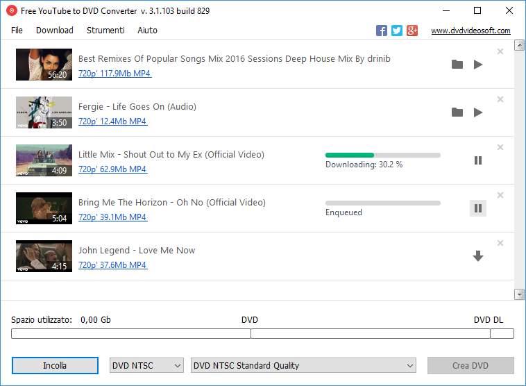 VIDEO DA YOUTUBE E MASTERIZZARE SU DVD SCARICARE