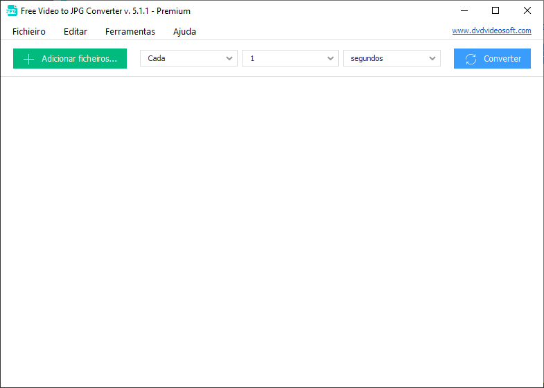 Free Video to JPG Converter: iniciar o programa
